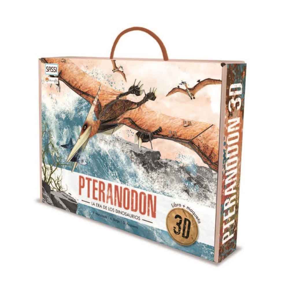 Libro 3D Pteranodon la era de los dinosaurios Manolito Books
