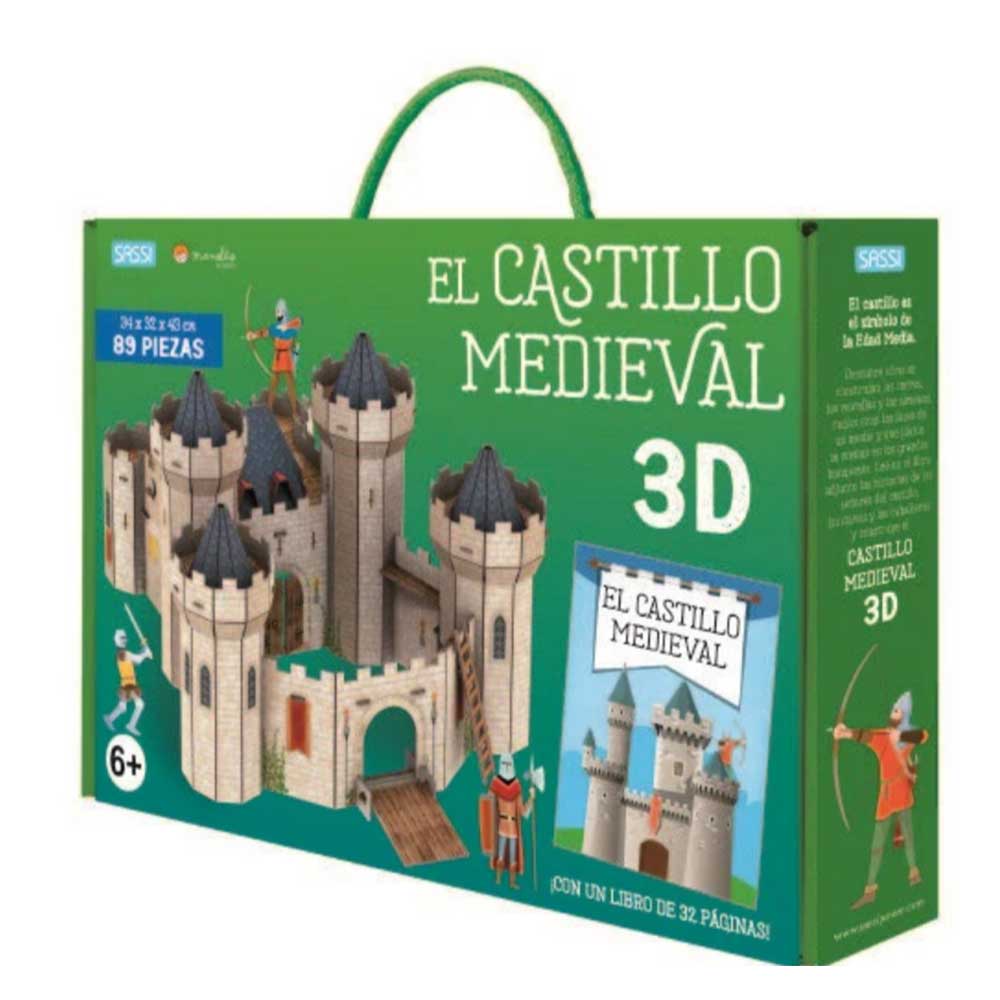 Libro El castillo medieval 3d Manolito Books