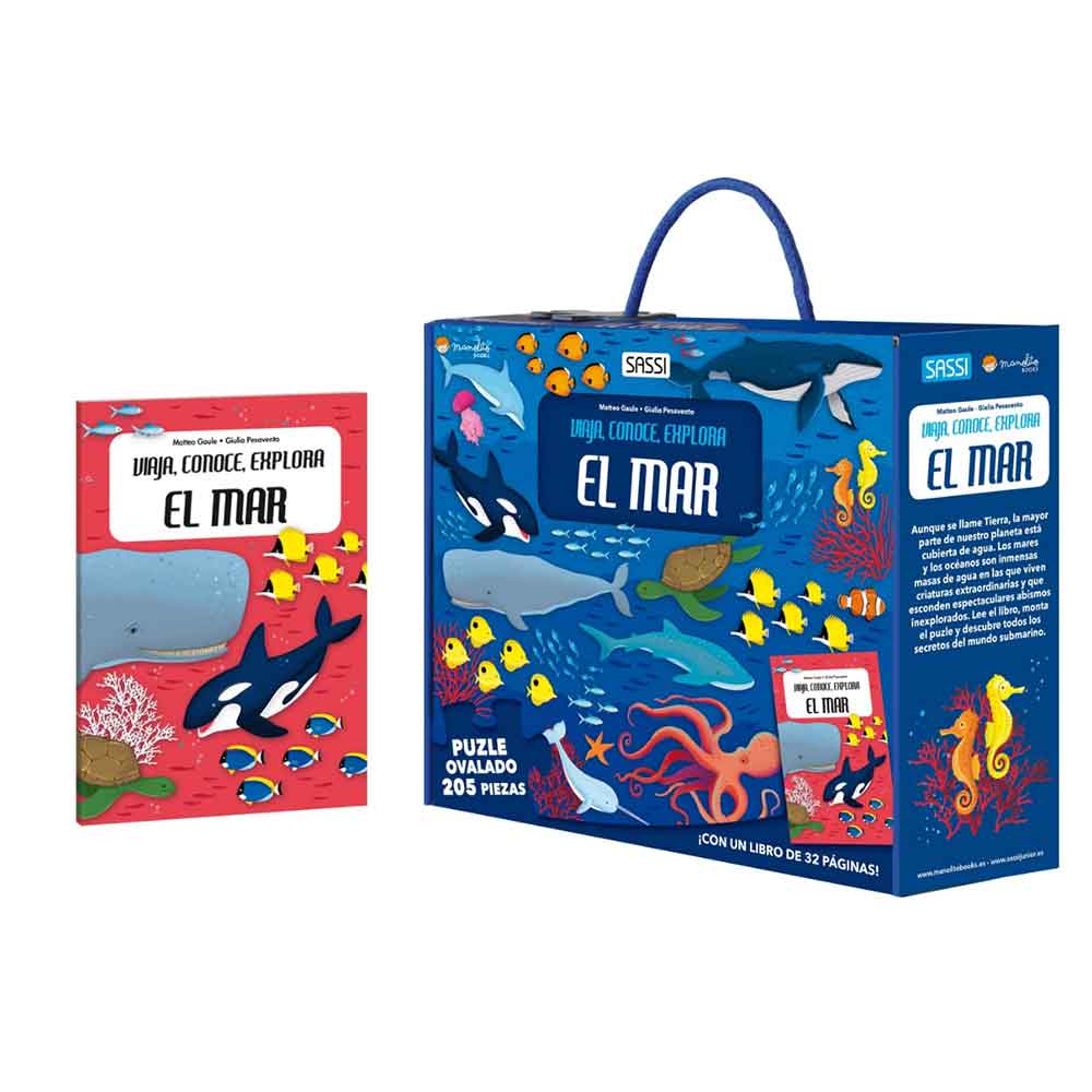 Libro El Mar Viaja Conoce y Explora Manolito Books