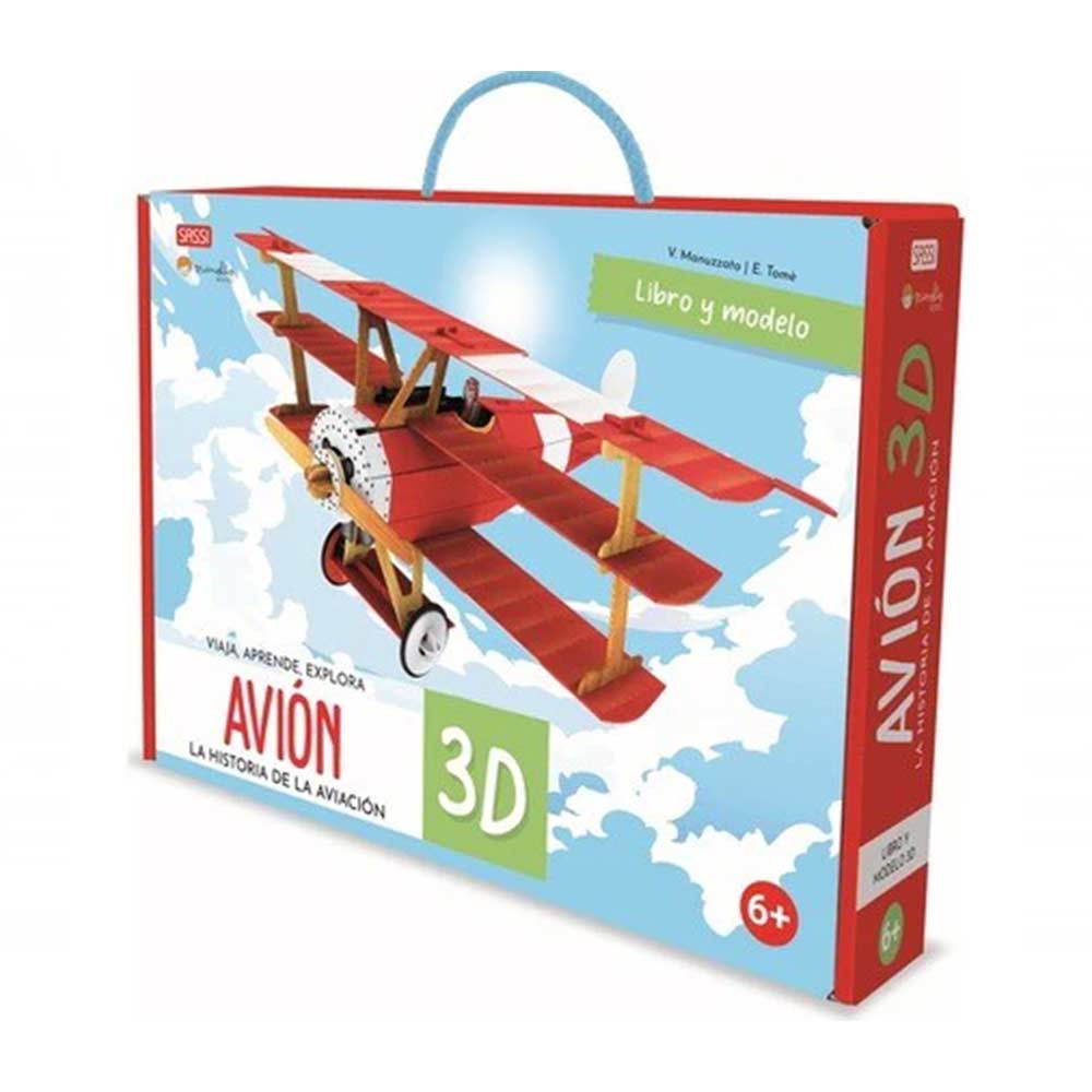 Libro + Juego Avión 3D Manolito Books