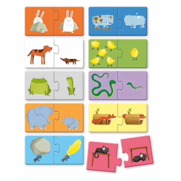 Libro y puzzle Los Contrarios Manolito Books