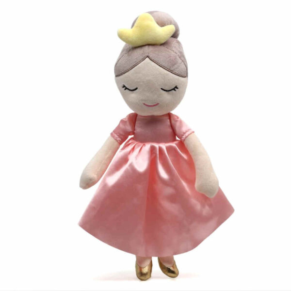 Muñeca de peluche princesa rosa 40cm KioKids