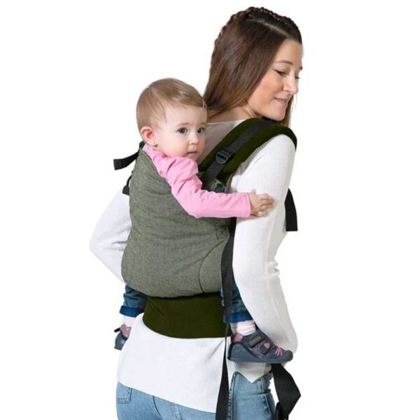 Porta-bebés ergonómico evolutivo verde Kiokids