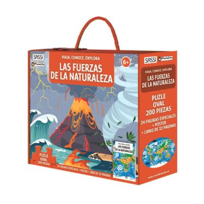 Libro y Puzzle Las Fuerzas de la Naturaleza Manolito Books