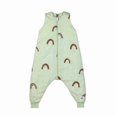 Saco de dormir infantil 5 c. Piernas Rain Mint 1-2 años Olmitos