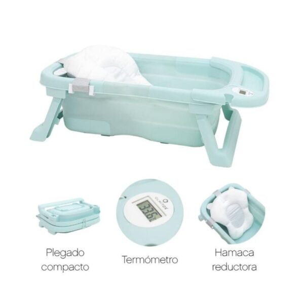 Bañera plegable para bebé Azul Olmitos