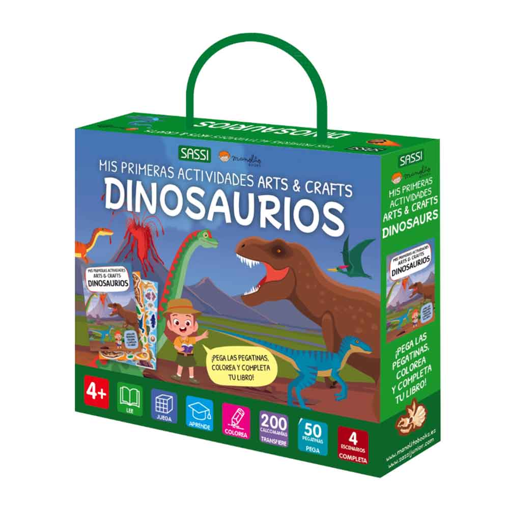 Libro Dinosaurios Mis actividades Artísticas Manolito Books