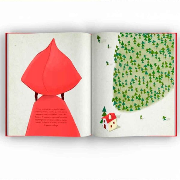 Libro Caperucita Roja Fábulas Cortadas Manolito Books