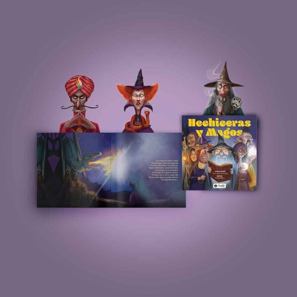 Libro y juego Hechiceras y Magos Manolito Books