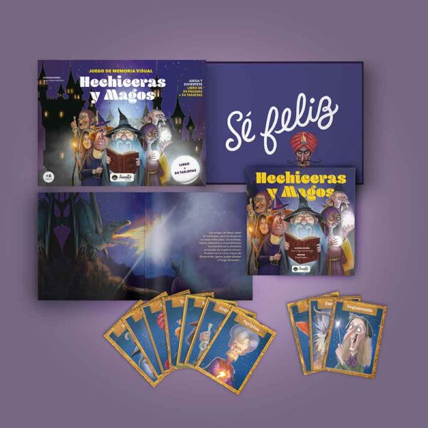 Libro y juego Hechiceras y Magos Manolito Books