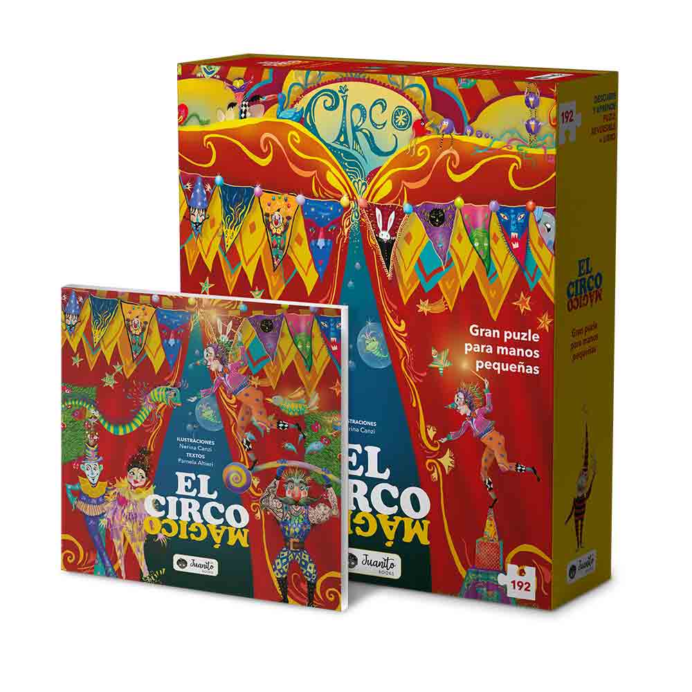 Libro y Puzzle Circo Mágico Manolito Books