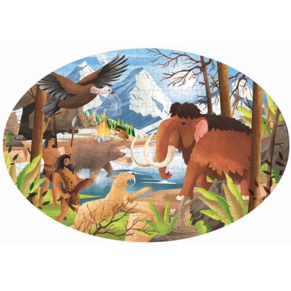 Libro y Puzzle La Era Prehistórica Manolito Books