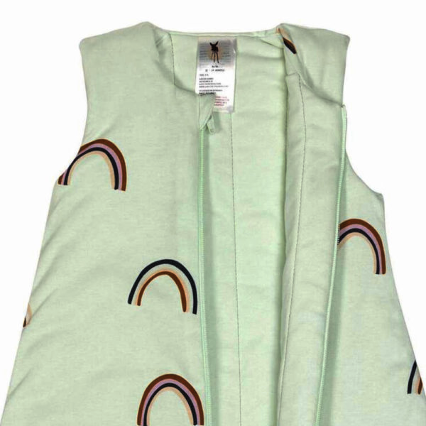 Saco de dormir infantil 5 c. Piernas Rain Mint 1-2 años Olmitos