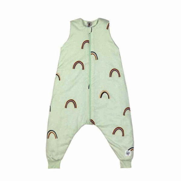 Saco de dormir infantil 5 c. Piernas Rain Mint 1-2 años Olmitos