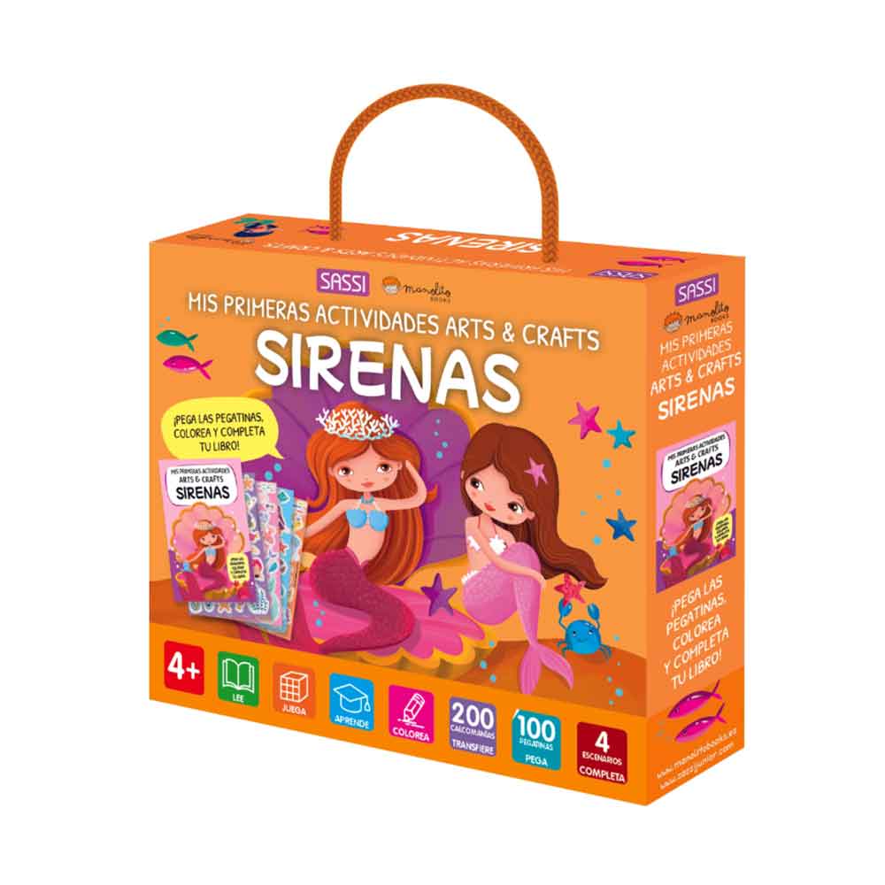 Libro Sirenas Mis actividades Artísticas Manolito Books