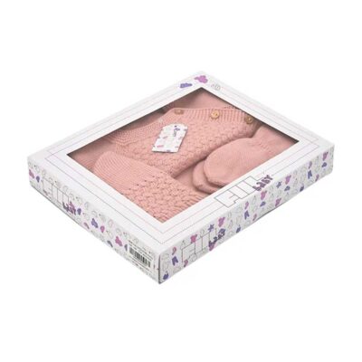 Conjunto 3 piezas punto entrelazado bebé 0650b Amorim