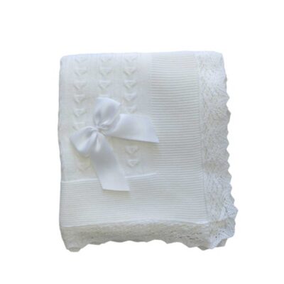 Manta 1010 con encaje 110x110 Cotton Socks