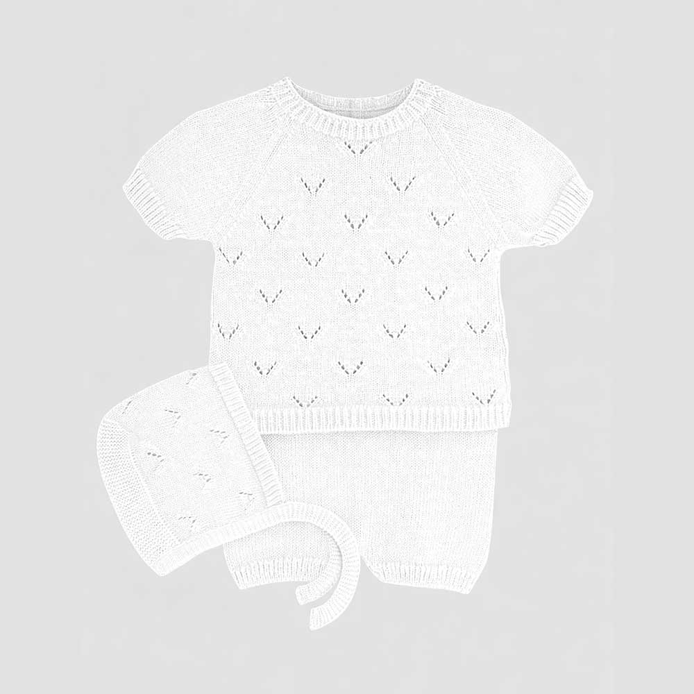 Conjunto bebé punto 3 piezas v Amorim