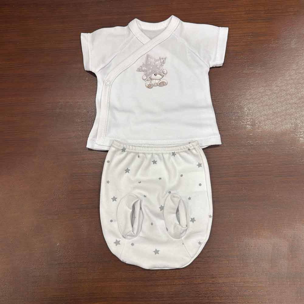 Jubón cruzado blanco transfers posicional estrellas Yerge