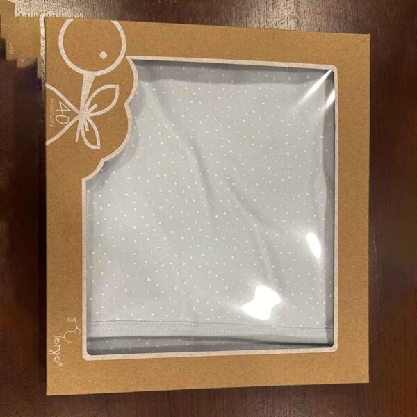 Arrullo estampado manchitas gris Yerge