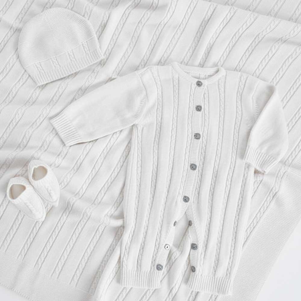 Conjunto maternidad punto 4 piezas Amorim