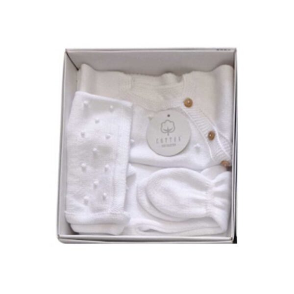 Conjunto - Juego 3 piezas bebé 100% algodon Cotton Socks