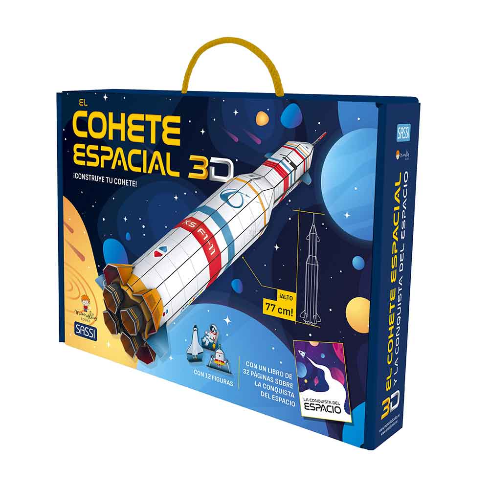 Libro 3D Cohete Espacial Manolito Books