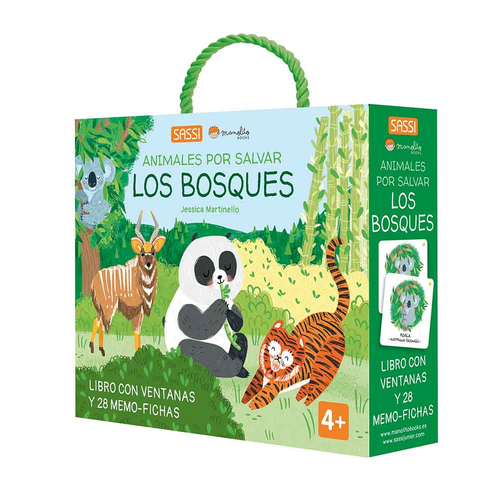 Libro Animales por salvar los bosques Manolito Books