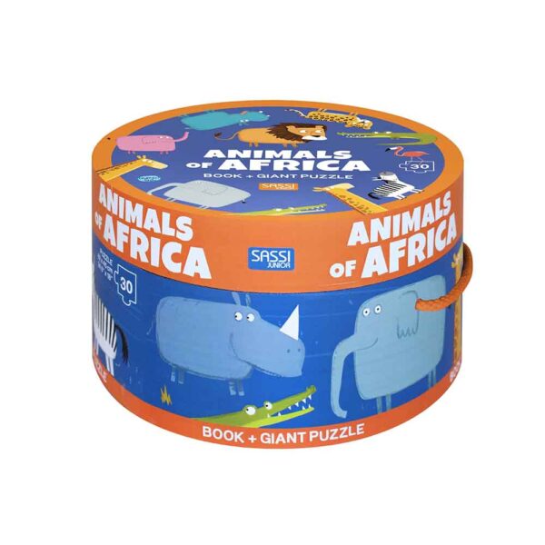 Libro y Puzzle Animales de África Manolito Books