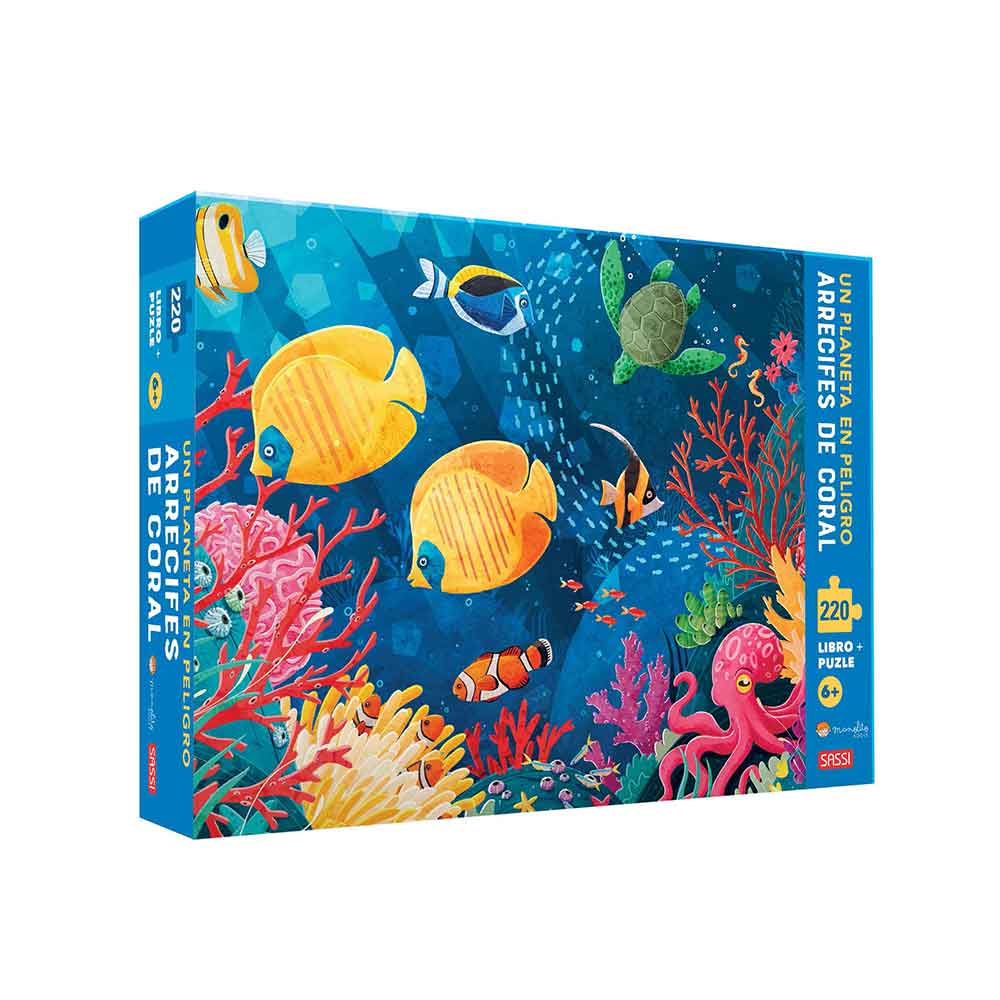 Libro y Puzzle Arrecifes de Coral Manolito Books