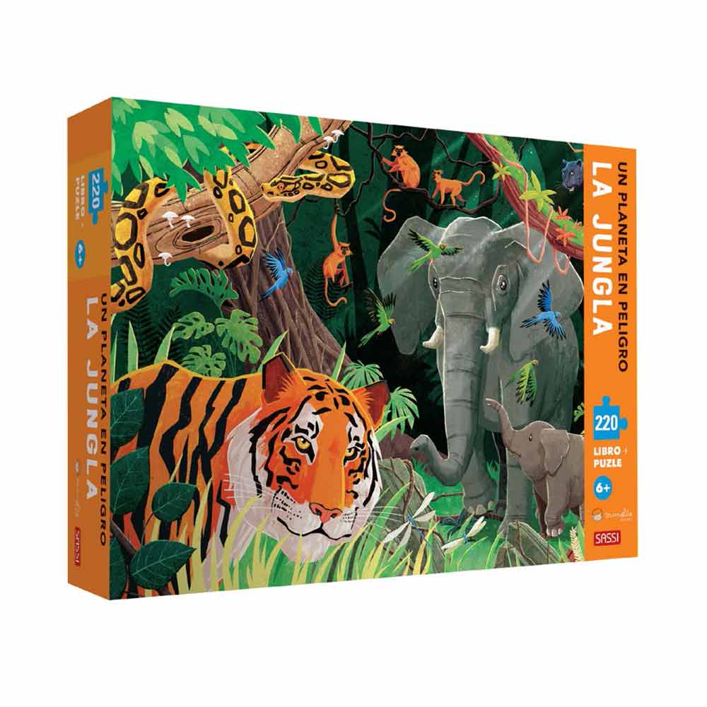 Libro y Puzzle La Jungla Manolito Books