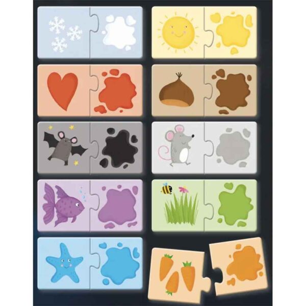 Libro y Puzzle Los Colores Manolito Books