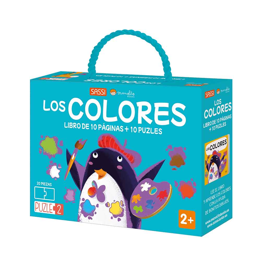 Libro y Puzzle Los Colores Manolito Books