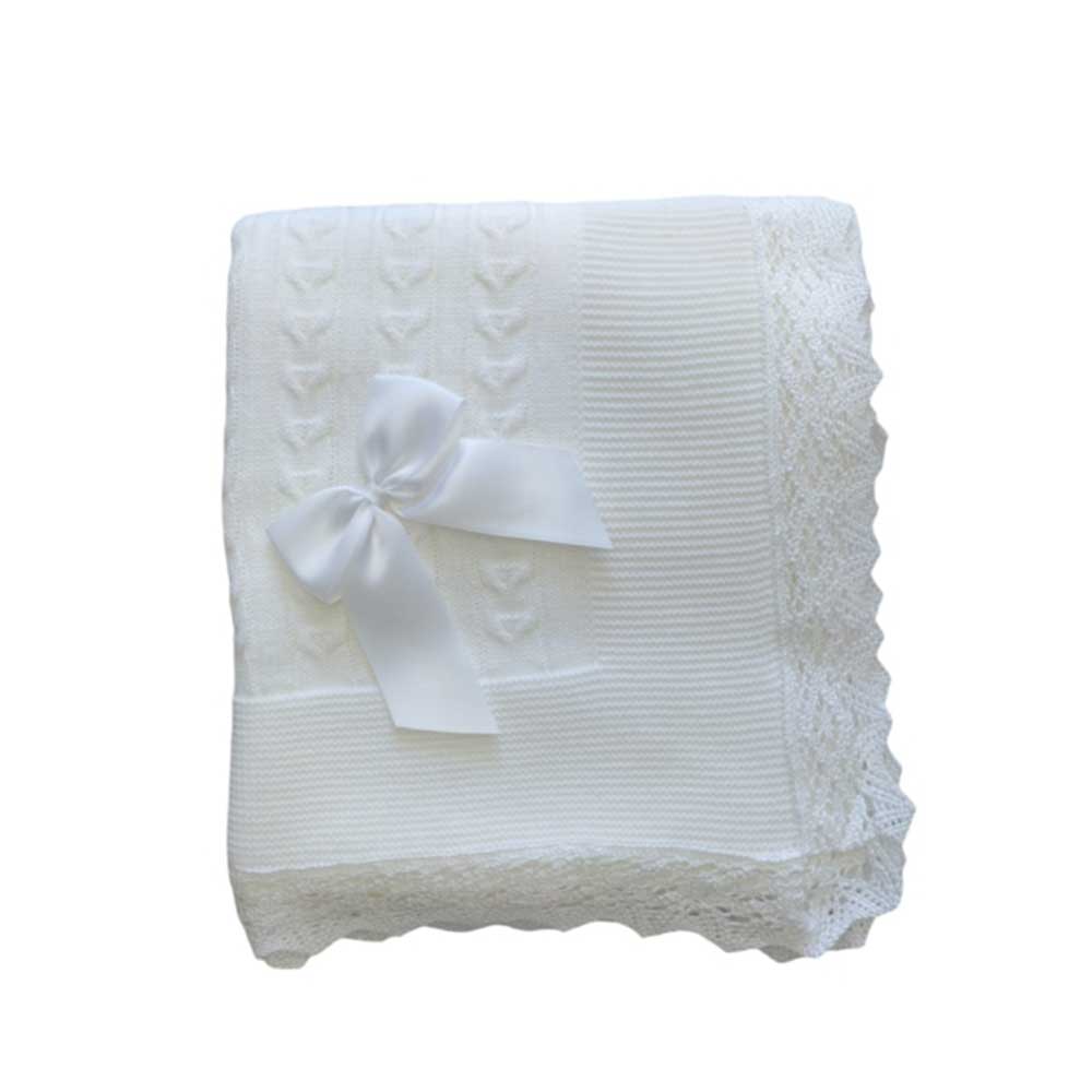 Manta 1010 con encaje 110x110 Cotton Socks