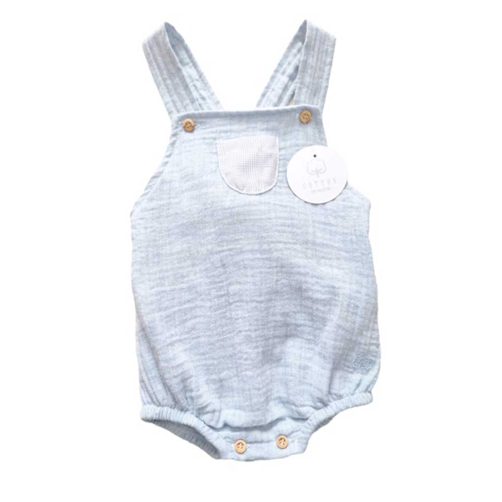 Pelele Azul Claro Cotton Socks Tana Martínez