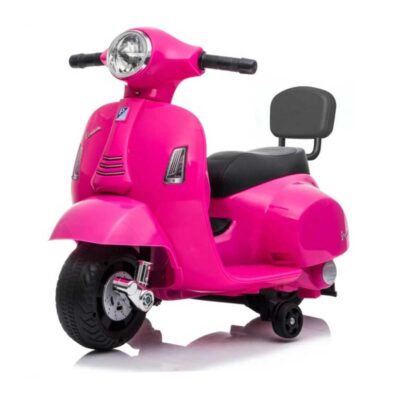Vespa GTS 6V Mini Scooter Eléctrico Niños Piaggio rosa 1 a 3 años Berghoff