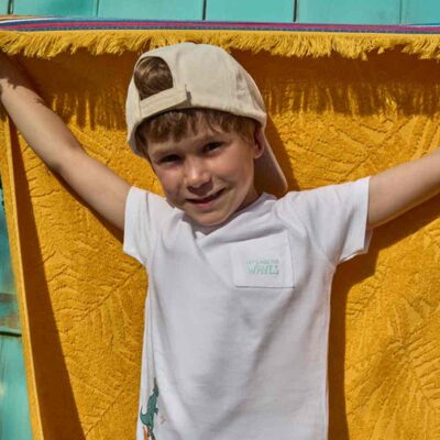 Conjunto camiseta y shorts niño 264052 verde agua Street Monkey