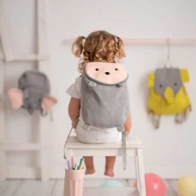 Mochila algodón ratón Crochetts