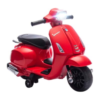 Moto eléctrica 6V licencia Vespa niños 2-6 años rojo Aiyaplay