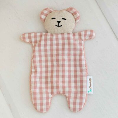 Pack Osito Teddy y doudou Pink Crochetts