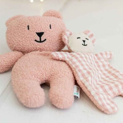 Pack Osito Teddy y doudou Pink Crochetts