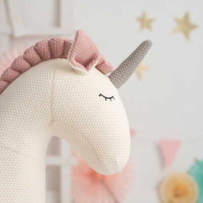 Peluche Asiento Unicornio Luna XXL Crochetts