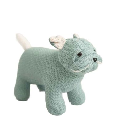 Peluche Bull Dog Brutus crochet Crochetts