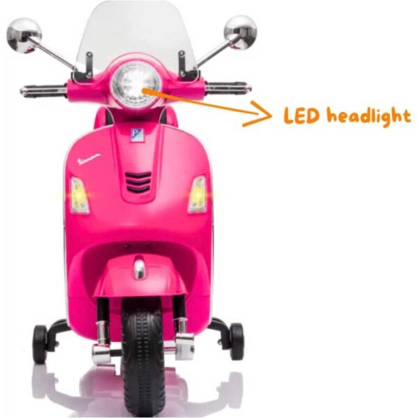 Vespa GT 6V Scooter Eléctrico para Niños - 3 a 6 años Rosa Berghoff