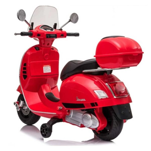Vespa GT 6V Scooter Eléctrico para Niños - 3 a 6 años rojo Berghoff
