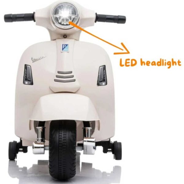 Vespa GTS 6V - Mini Scooter Eléctrico Piaggio Niños 1 a 3 años Berghoff