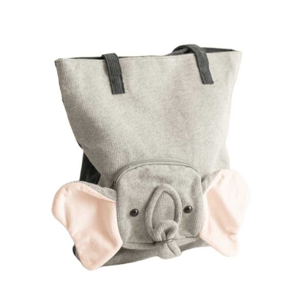 Bolso Shopper Elefante algodón Crochetts