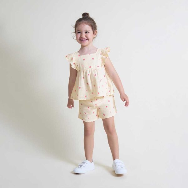 Conjunto niña crudo fresas Street Monkey