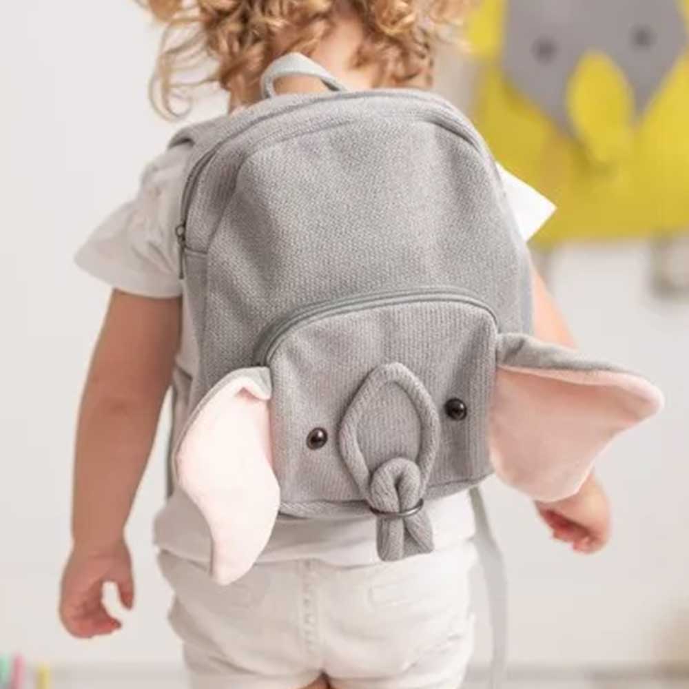 Mochila algodón Elefante Crochetts