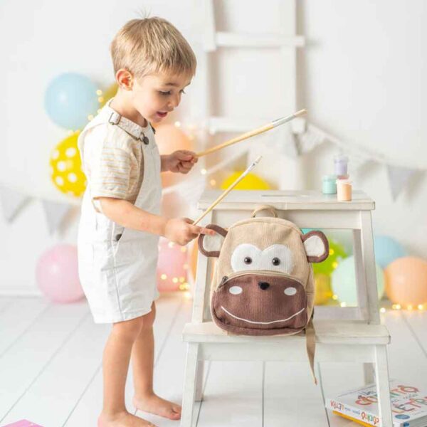 Mochila algodón Gorila Kongo Crochetts